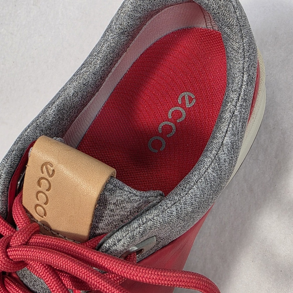 Ecco Shoes Womens 8 W Biom Hybrid 3 Gtx Lace Up Low Golf Sneakers Pink Leather - Picture 7 of 16